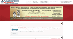 Desktop Screenshot of decolletage-usinage.fr